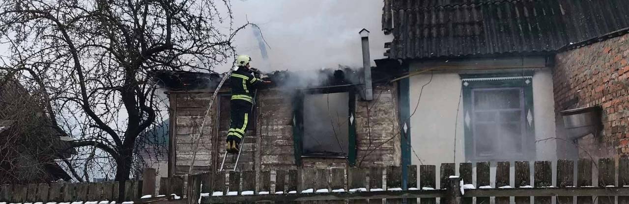 В селі на Житомирщині горів житловий будинок