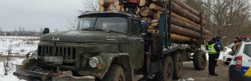 Олевські та любарські поліцейські перевіряють законність транспортування деревини