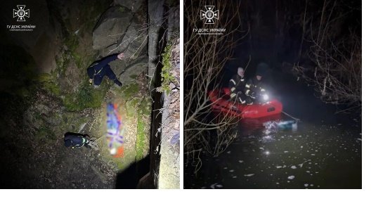 У Зарічанах надзвичайники підняли з прірви тіло 48-річного чоловіка, який впав зі скелі