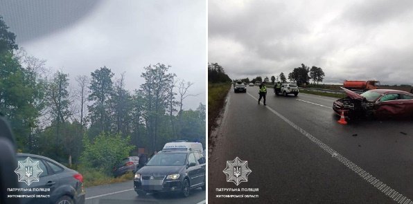 Між селами Варварівка та Миколаївка на Житомирщині трапилася ДТП