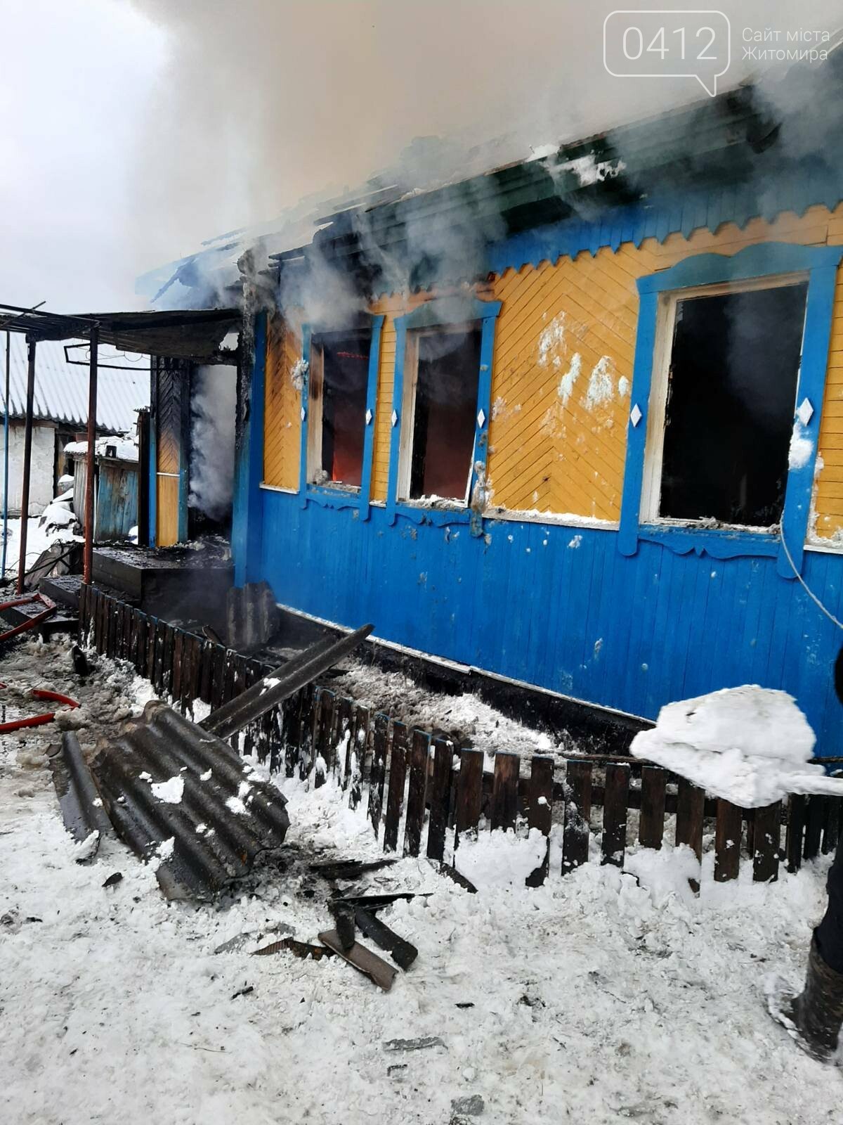 На Житомирщині рятувальники ліквідували чотири пожежі, що, ймовірно, виникли через пічне опалення, фото-1