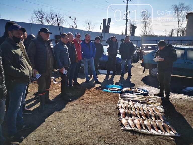 На водосховищі в Житомирській області браконьєри півкілометровими сітками виловлювали рибу задля торгівлі, фото-2