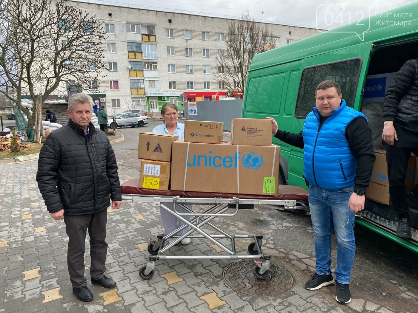 До пологового відділення КНП «Новоград-Волинське міськрайТМО» надійшла гуманітарна допомога від ЮНІСЕФ