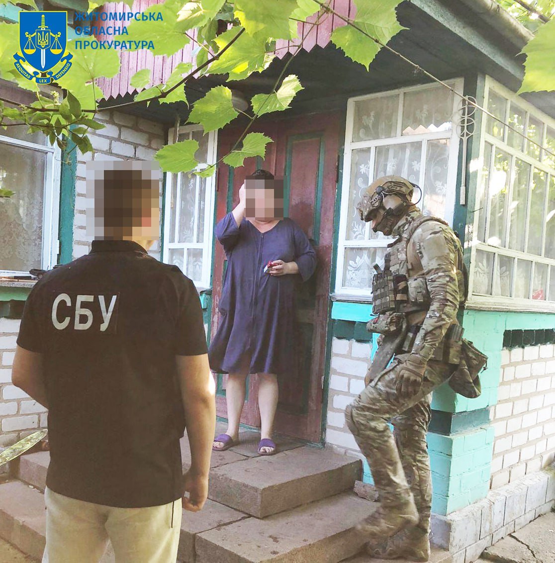 На Житомирщині уродженку Донеччини, підозрювану у державній зраді, взяли під варту без права внесення застави