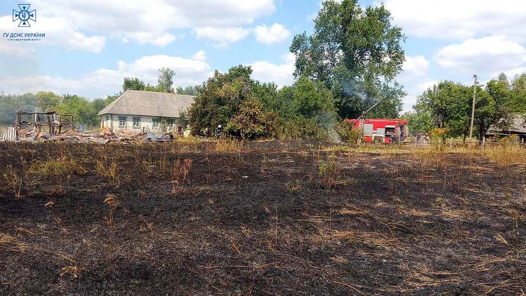 За добу ліквідовано шість загорянь сухої трави на Житомирщині — вогнем пройдено 2,5 га території