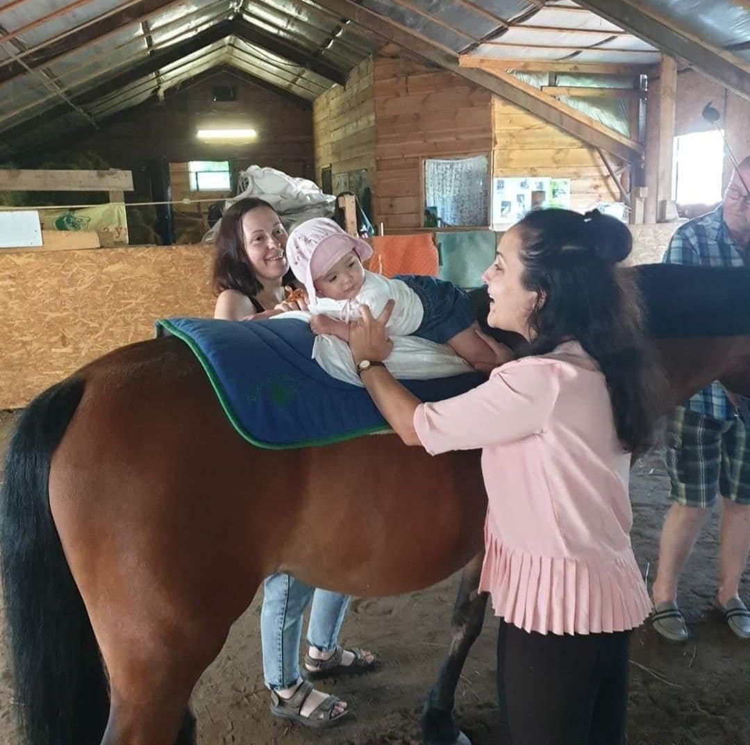 Діток з інвалідністю, які мешкають у Житомирській громаді, запрошують на заняття з іпотерапії