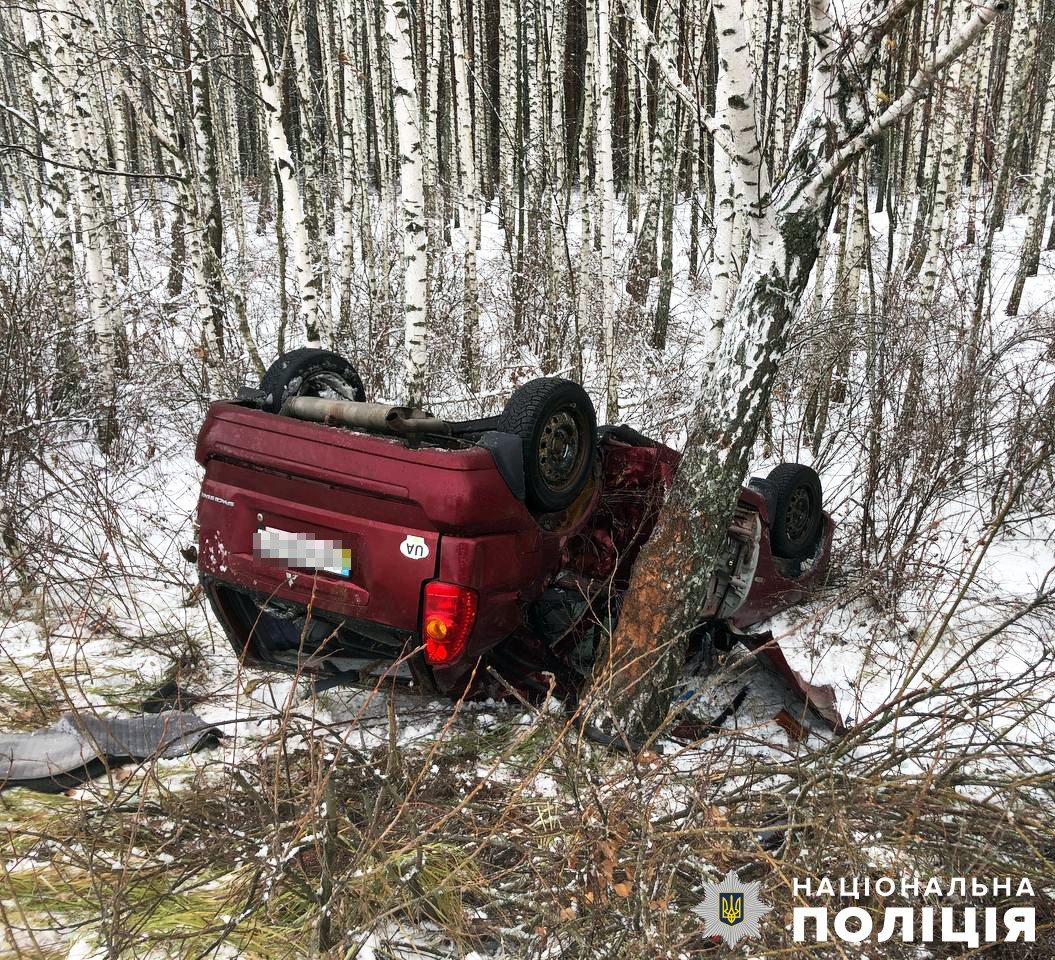 На Житомирщині в ДТП травмувалися водій та пасажир легковика