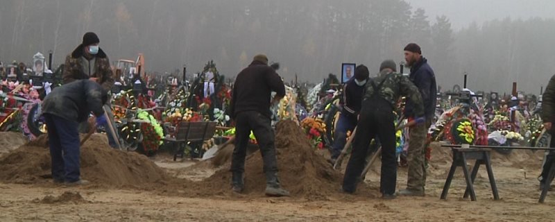 На кладовищах Житомира поховано 95 людей, які хворіли на COVID-19