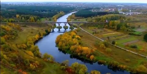 Неймовірний Новоград-Волинський з висоти пташиного польоту. ВІДЕО