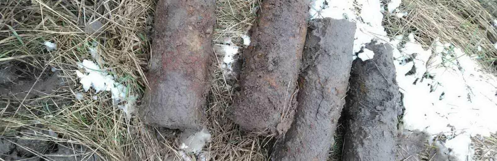 У Житомирській області «мисливці» за металобрухтом натрапили в полі на артилерійські снаряди