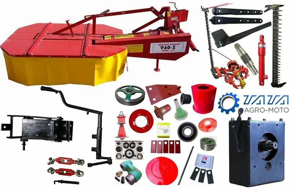 Оригинальные запчасти на роторную косилку Виракс: как выбрать